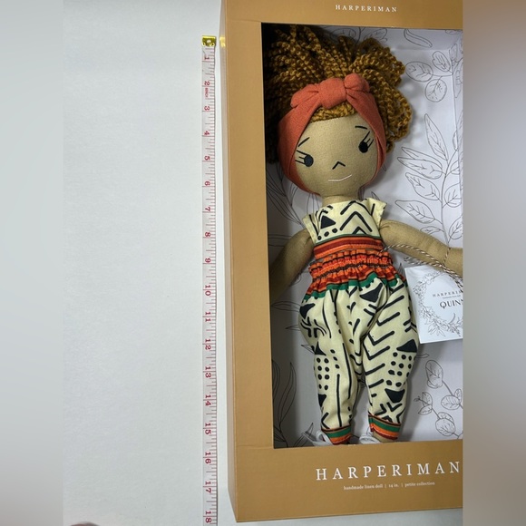 Harperiman Quinn 14” Handmade Plush Linen Doll - BNIB - Picture 7 of 10